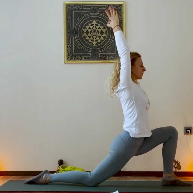 Downward-facing dog pose